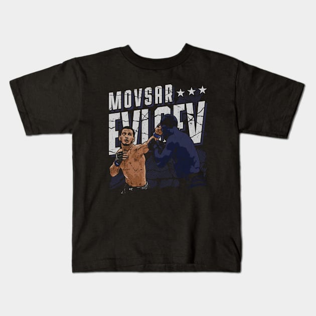 Movsar Evloev Punch Kids T-Shirt by artbygonzalez